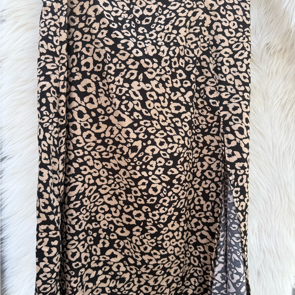 Leopard Print Women's Skirt